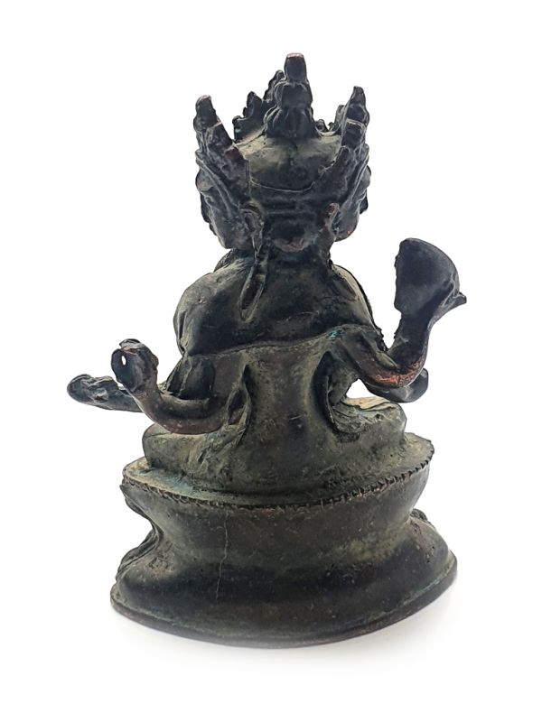 Pequeña Estatua de Latón - deidad budista 3