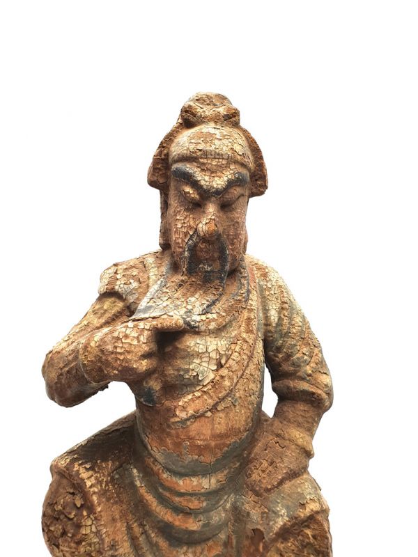 Pequeña Estatua de Madera Tudi Gong 2