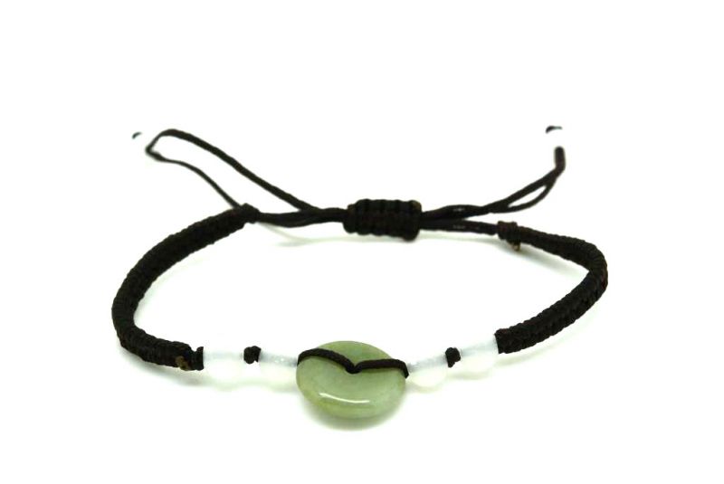 Pequeña Pulsera de Jade Moneda china 2