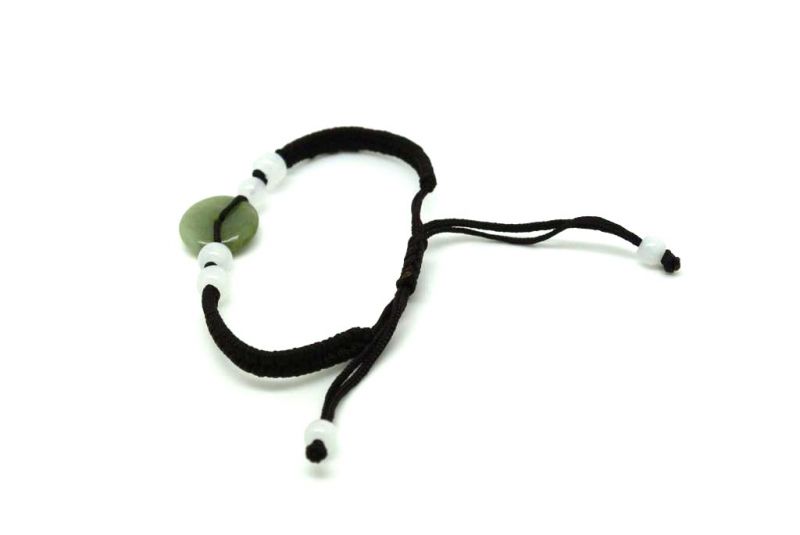 Pequeña Pulsera de Jade Moneda china 4