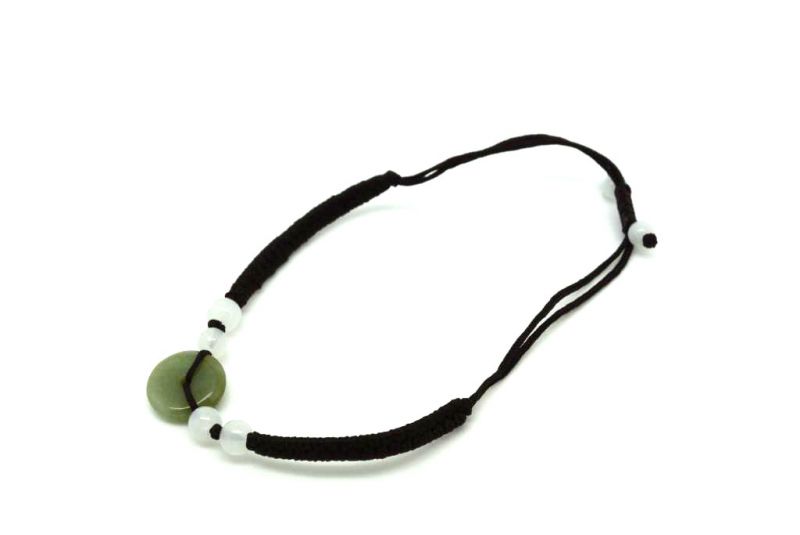 Pequeña Pulsera de Jade Moneda china 5