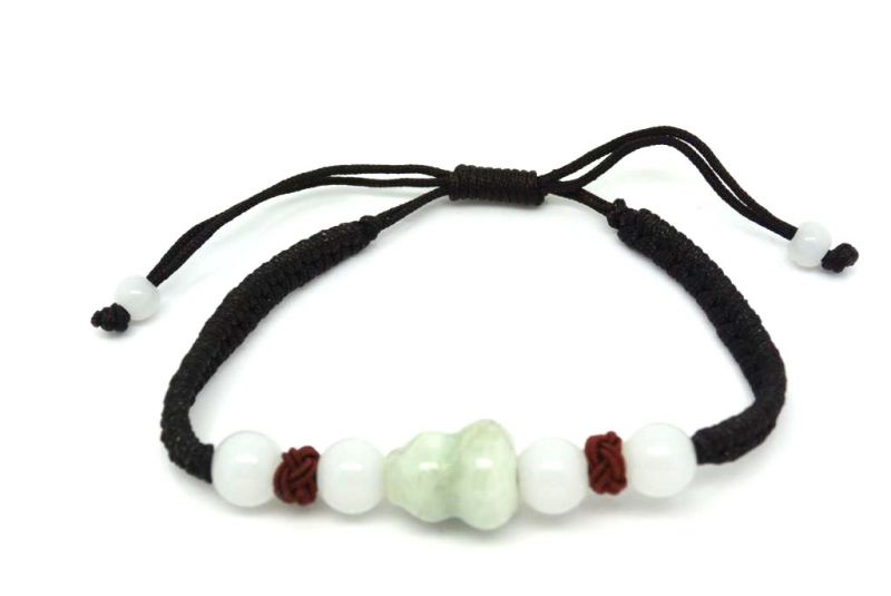 Pequeña Pulsera de Jade Wu Lou 1