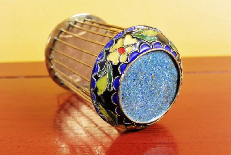 Pequeño Jaula de Grillos China Cloisonné Negro 5