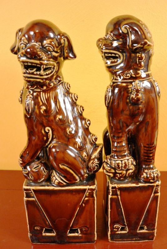 Perros de Fu de porcelana 2