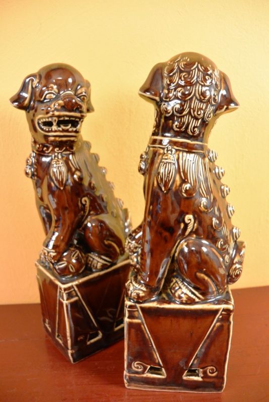 Perros de Fu de porcelana 5