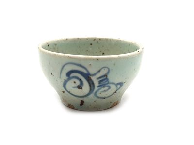 Petit Bol ou verre Chinois en Porcelaine Tribal Petit Bol ou verre Chinois en Porcelaine Tribal