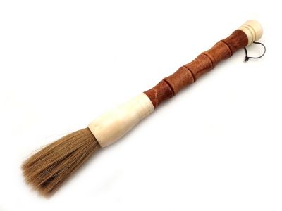 Petit pinceau Chinois Calligraphie - Forme bambou - Marron