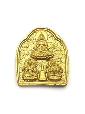 Petit Tsatsa Tibétain - Objet sacré - Bouddha Zun Sheng - Māyā - Tara Blanche