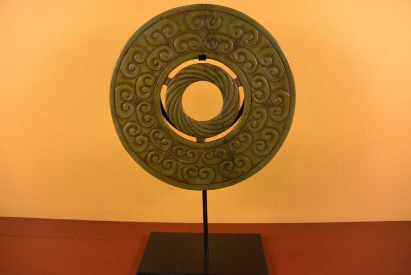 Pi Scheiben Grün Jade 2