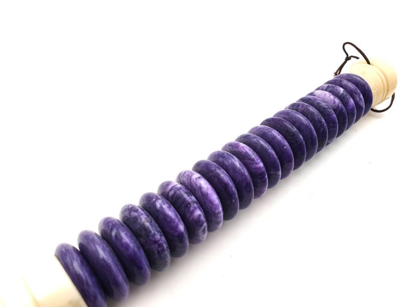 Piedra Pincel Chino Discos violetas 2