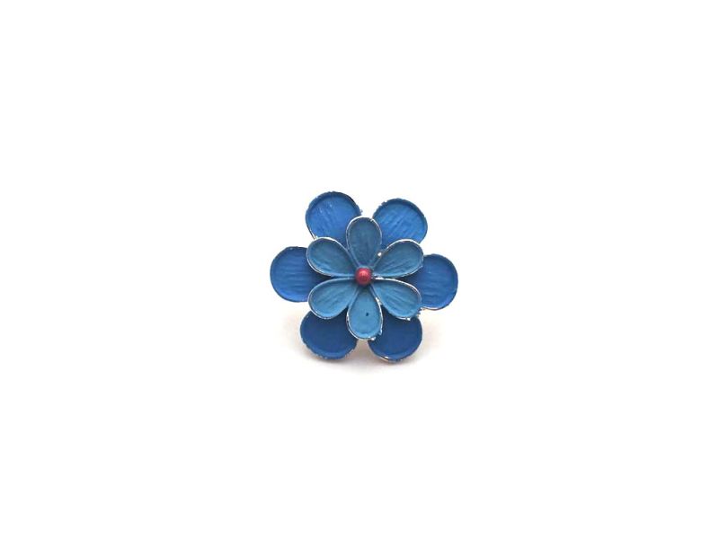 Pin de esmalte chino - Cloisonne - Flor 1