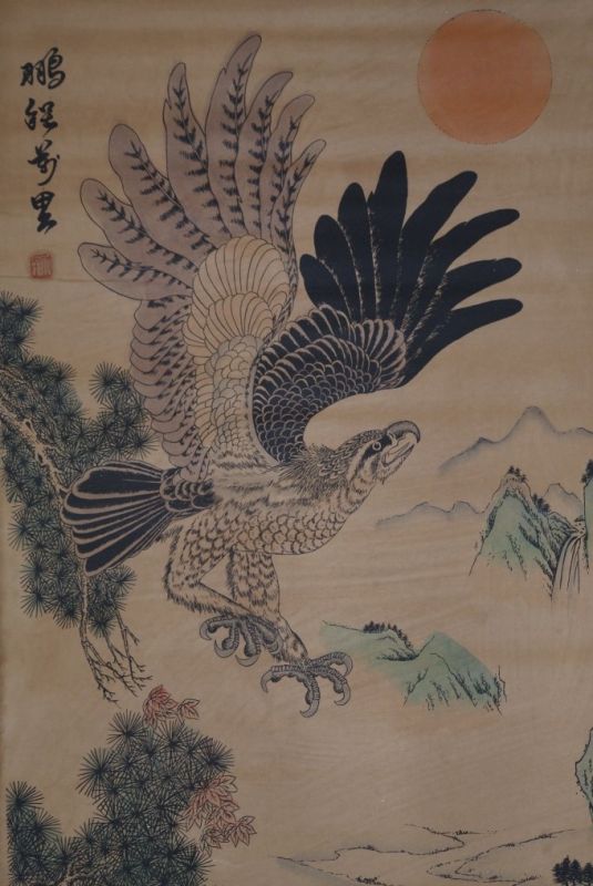 Pintura China águila 2
