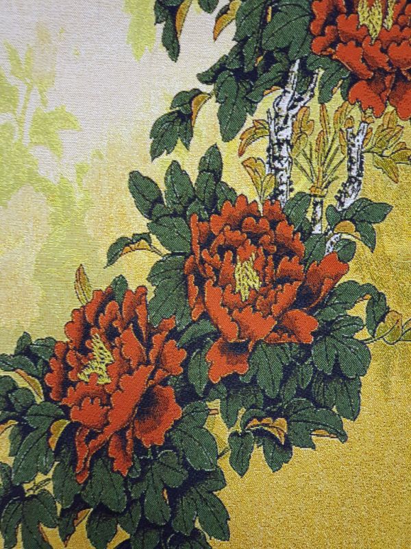 Pintura china - Bordado en seda - Paisaje - Cereza 2