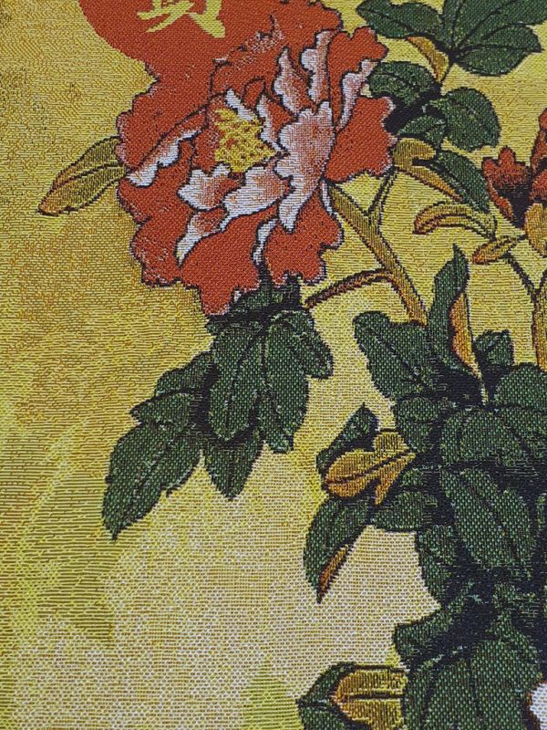 Pintura china - Bordado en seda - Paisaje - Cereza 3
