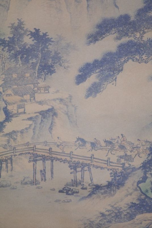 Pintura China Kakemono Paisaje 3 4