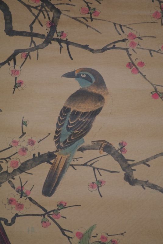Pintura China Pájaros en Cerezas 3