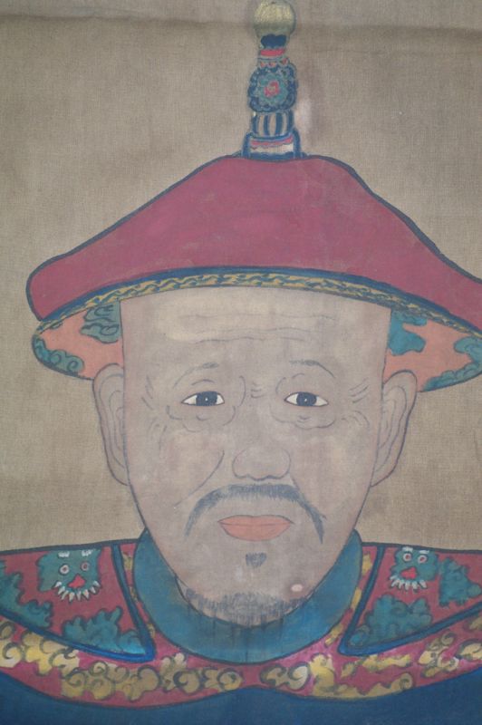 Pintura grande de un dignatario chino (alrededor de 70 años) - Emperador 5