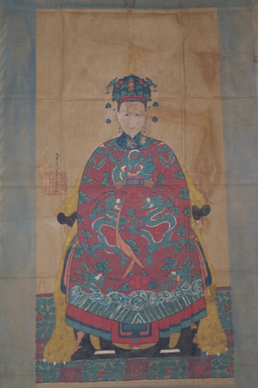 Pintura grande de un dignatario chino (alrededor de 70 años) - Emperatriz 2