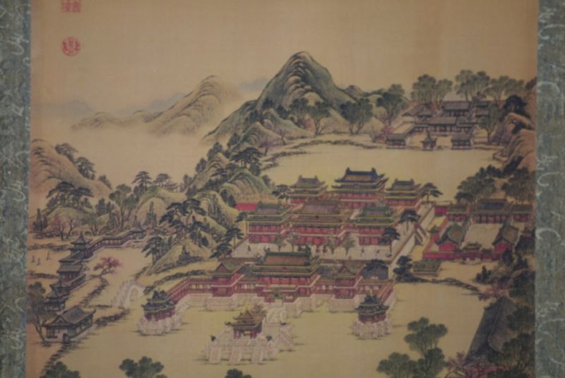 Pinturas Chinas Para Enmarcar Palacio chino 2