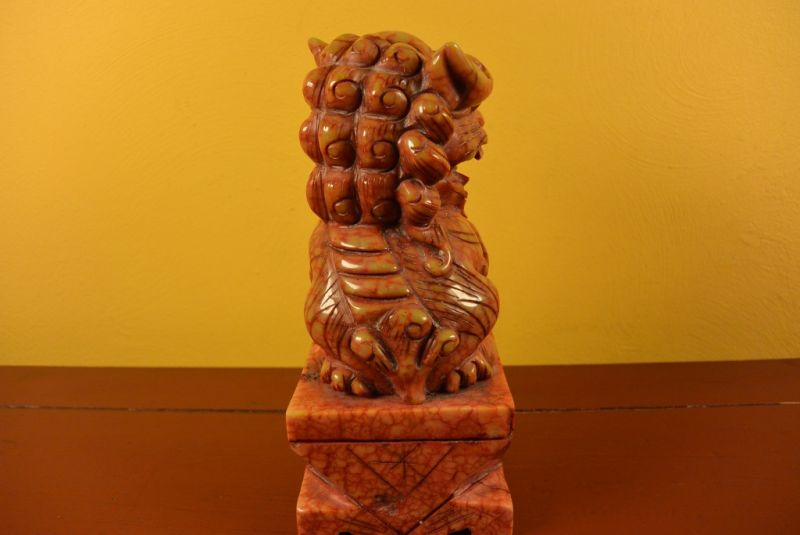 Pixiu Jade chino Leones de Fu 3