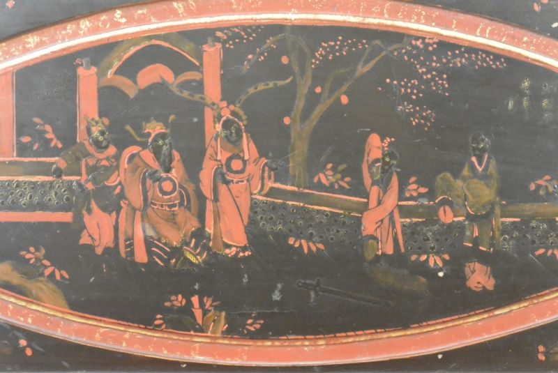 Placa de Madera China pintura Confucio 2
