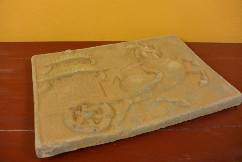 Placa de terracota de China Caballo 5