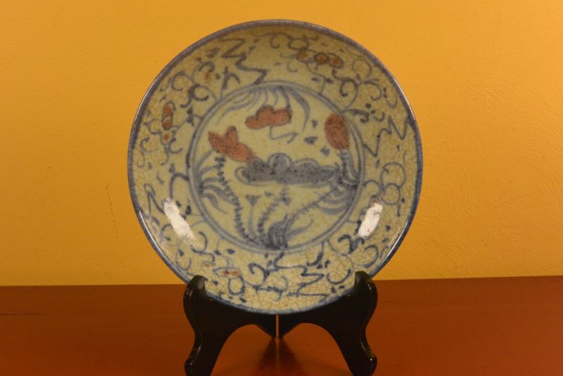 Plato de porcelana china Lotus 3 1