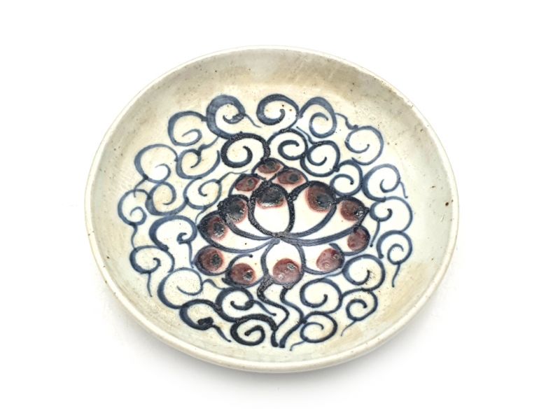 Plato pequeño de porcelana china 13cm - Flor 2
