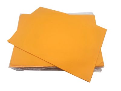 Pochette de 20 feuilles pour la calligraphie format A4 - Jaune - Qualité A+