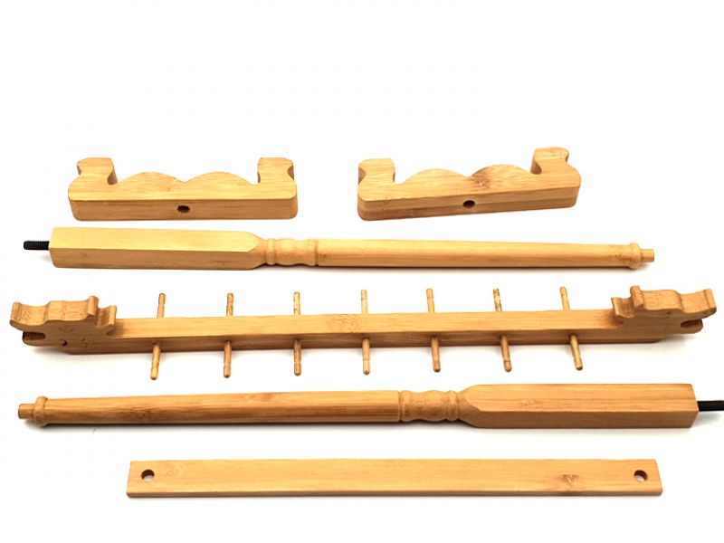 Porta Lápices de madera - 14 emplazamientos (7x2) - madera natural 4