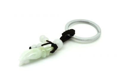 Porte Clés en Jade - Main de bouddha