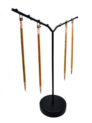 Porte-pinceaux chinois moderne - 14 emplacements pinceaux - Forme Y Porte-pinceaux chinois moderne - 14 emplacements pinceaux - Forme Y