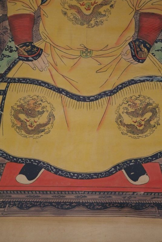 Portrait d'ancêtres chinois Empereur Huang-Taiji 5