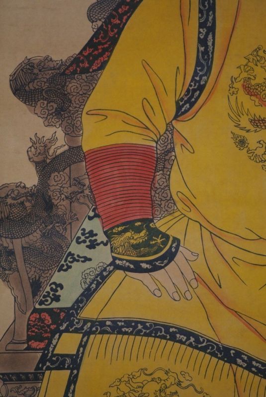 Portrait d'ancêtres chinois Empereur Shunzhi 3