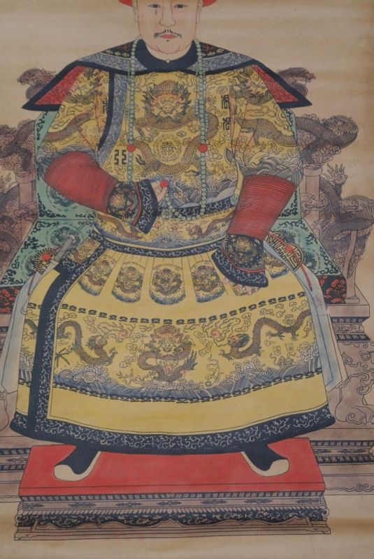 Portrait d'ancêtres chinois Empereur YongZheng 5
