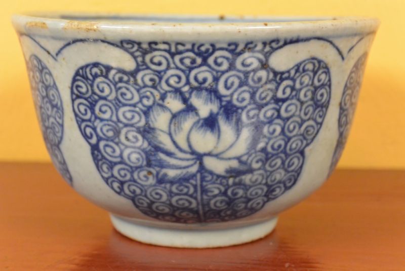Porzellan Schale aus China - Lotusblüte 3