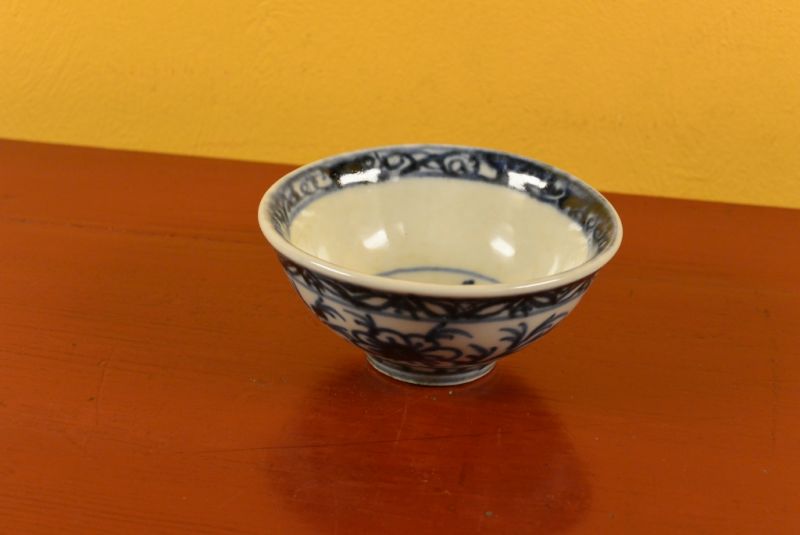 Porzellan Schälchen oder Trinkglas Blume 3