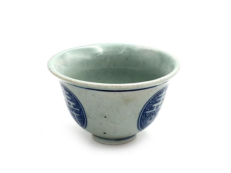 Porzellan Schälchen oder Trinkglas Chinesisches Schriftzeichen des Lebens 2