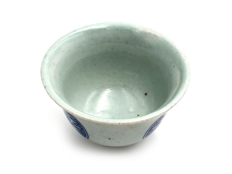 Porzellan Schälchen oder Trinkglas Chinesisches Schriftzeichen des Lebens 4