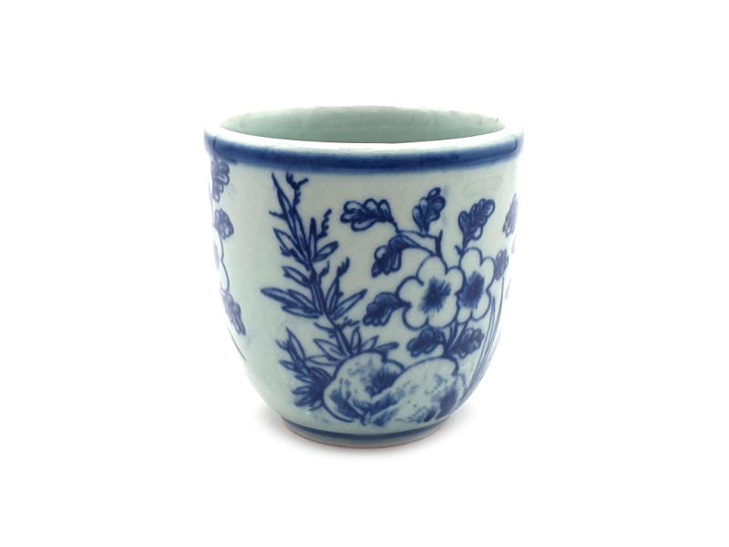 Porzellan Schälchen oder Trinkglas Natur und Blumen 2