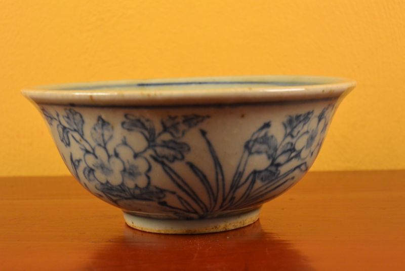 Porzellan Schale aus China Blumen 3