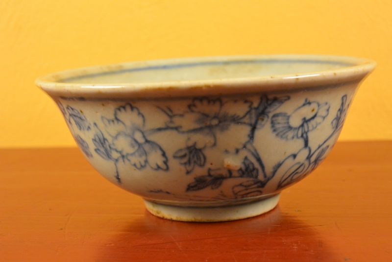 Porzellan Schale aus China Blumen 4