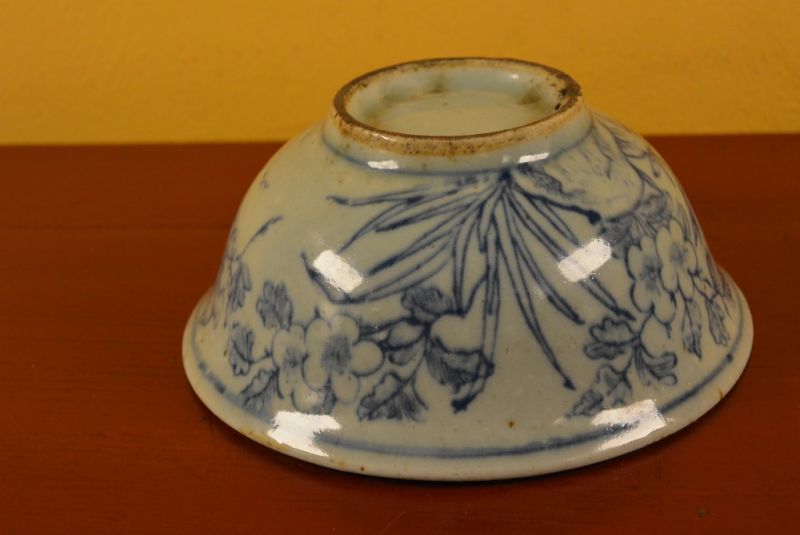 Porzellan Schale aus China Blumen 5