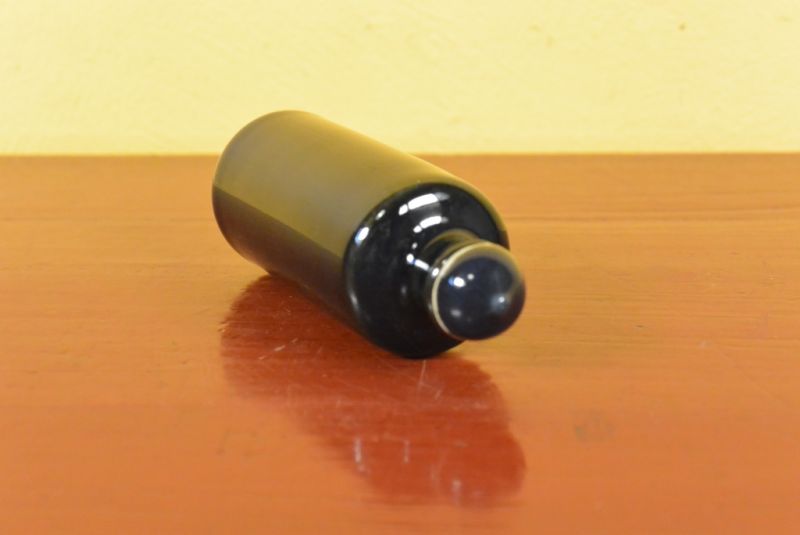 Porzellan Schnupftabakflasche Chinesische blau 2 4