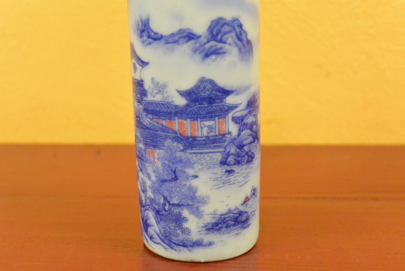 Porzellan Schnupftabakflasche chinesische Landschaft 2 2