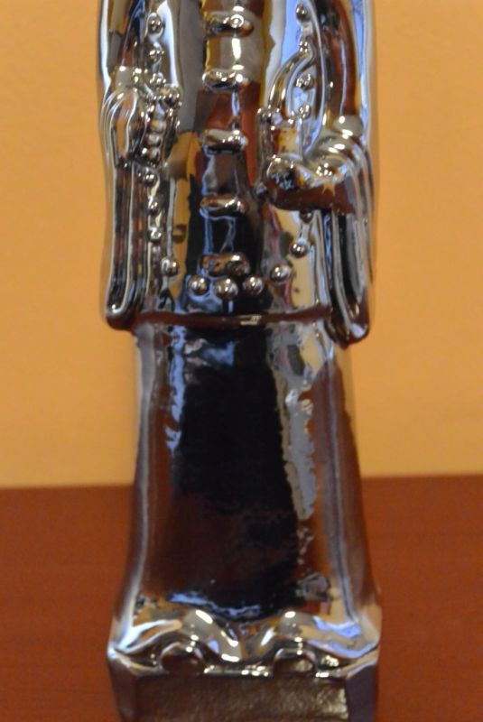 Porzellan Statuen aus China Alte Mandarin / silber 3