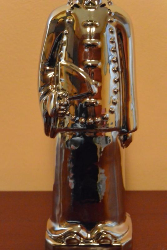 Porzellan Statuen aus China junge Mandarin / gold 3