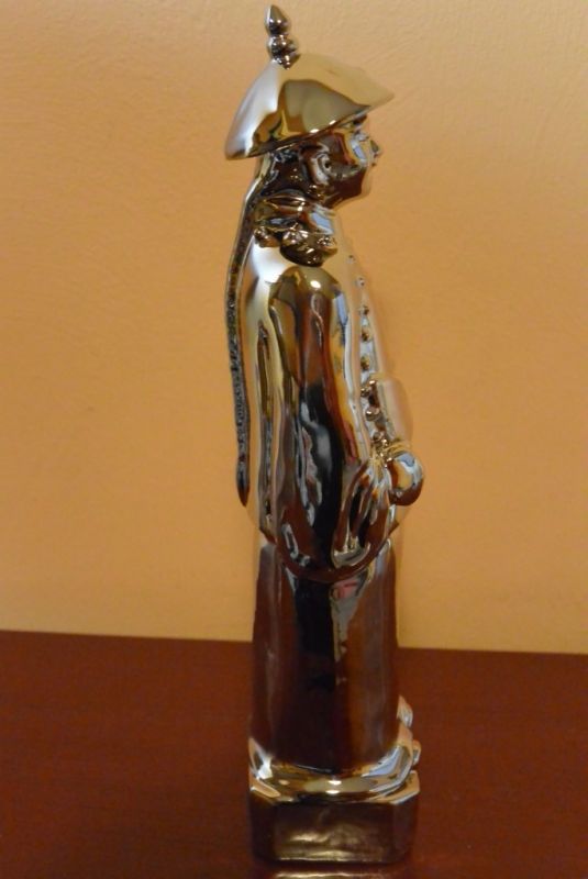 Porzellan Statuen aus China junge Mandarin / gold 4