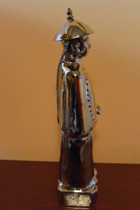 Porzellan Statuen aus China Mandarin / gold 4