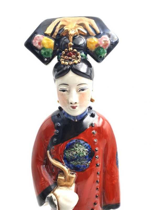 Porzellan Statuen aus China Rot - Schlag 2